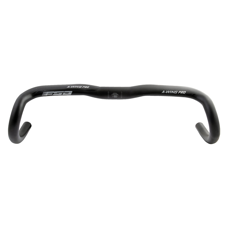 Barre De Vélo FSA A-Wing Pro - 31,8x44 - Alu Noir - Neuf Sous Emballage