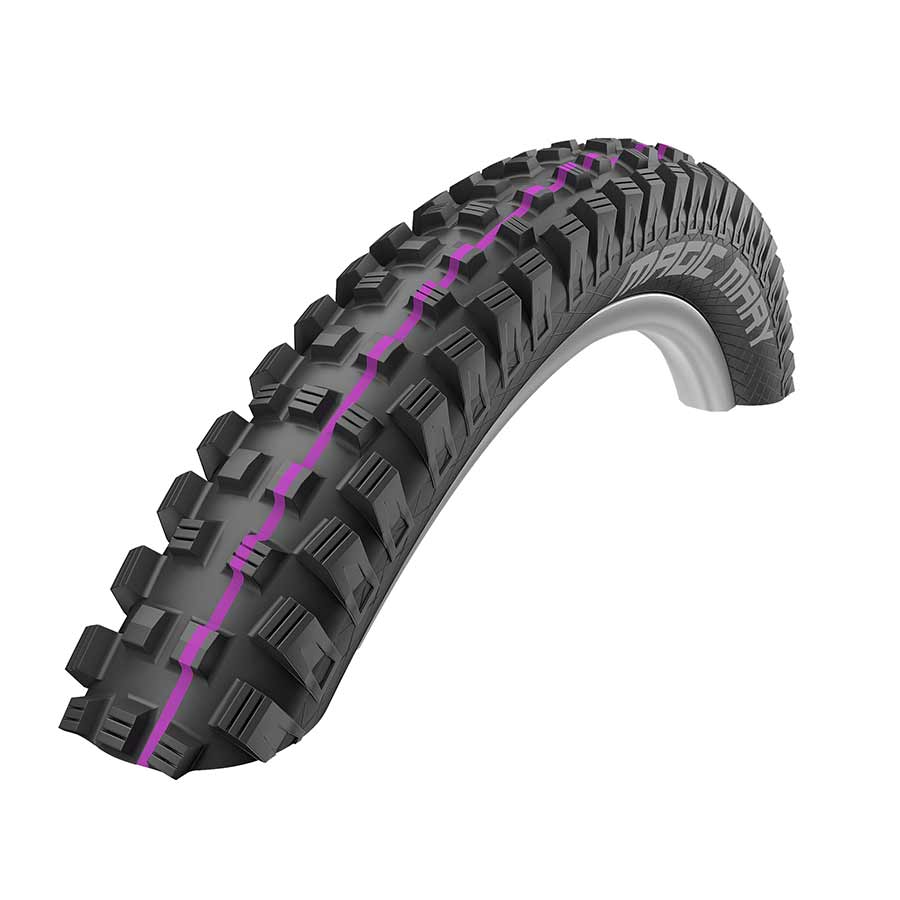 Schwalbe Magic Mary Addix Mountain Tire Folding Tubeless Ready  Addix Ultra Soft Super Downhill TL Easy Black