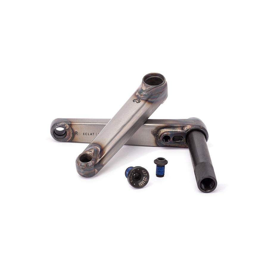 Eclat Spire Crankset Spindle: 22mm 22mm 170mm Clear BMX Set – Seattle ...