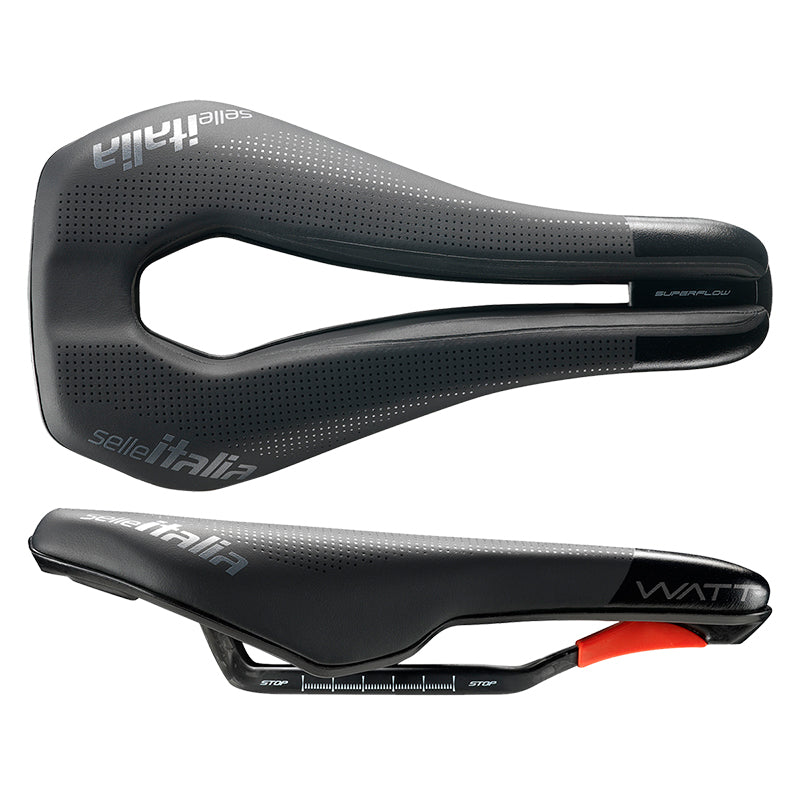 Selle Italia WATT Superflow Kit Carbonio Saddle 255 x 135mm Unisex