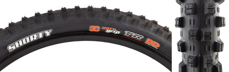 Maxxis Shorty Tire - 29 x 2.4 Tubeless Folding Black 3C Grip DD