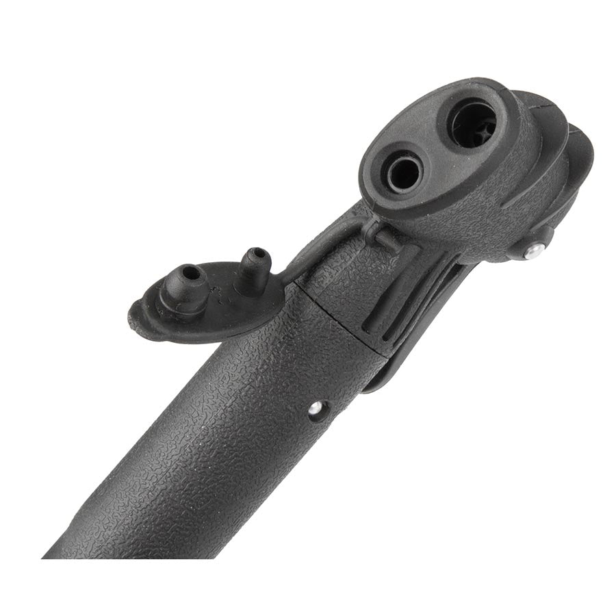 Beto Frame Pump 480mm Pump 414-480mm Dual Valve Head Black