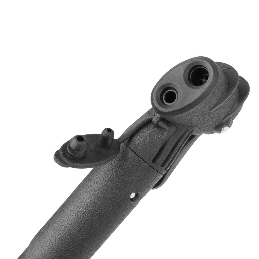 Beto Frame Pump 480mm Pump 460-530mm Dual Valve Head Black