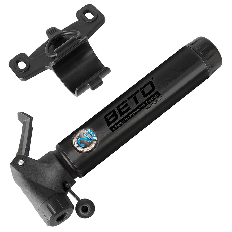 Beto 2 Stages Pump 120psi Reversible Black