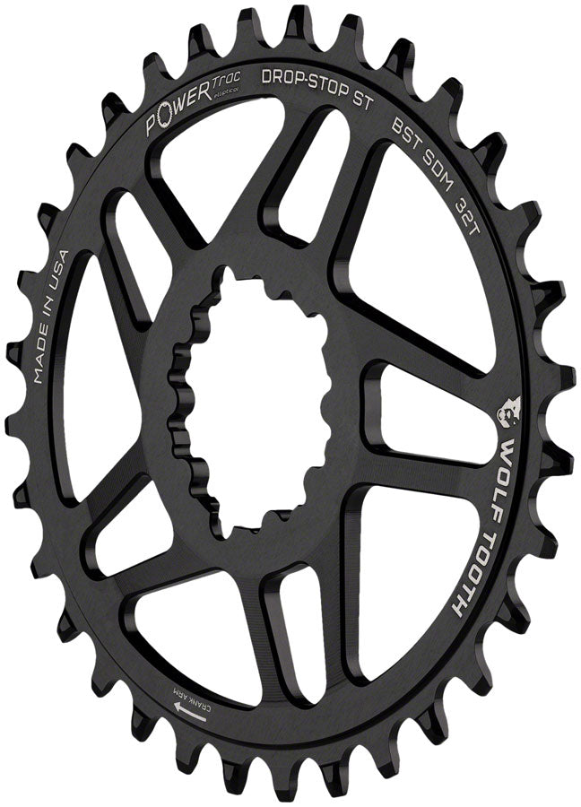 Wolf Tooth Direct Mount Chainring - 34t SRAM Direct Mount For SRAM 3-B ...