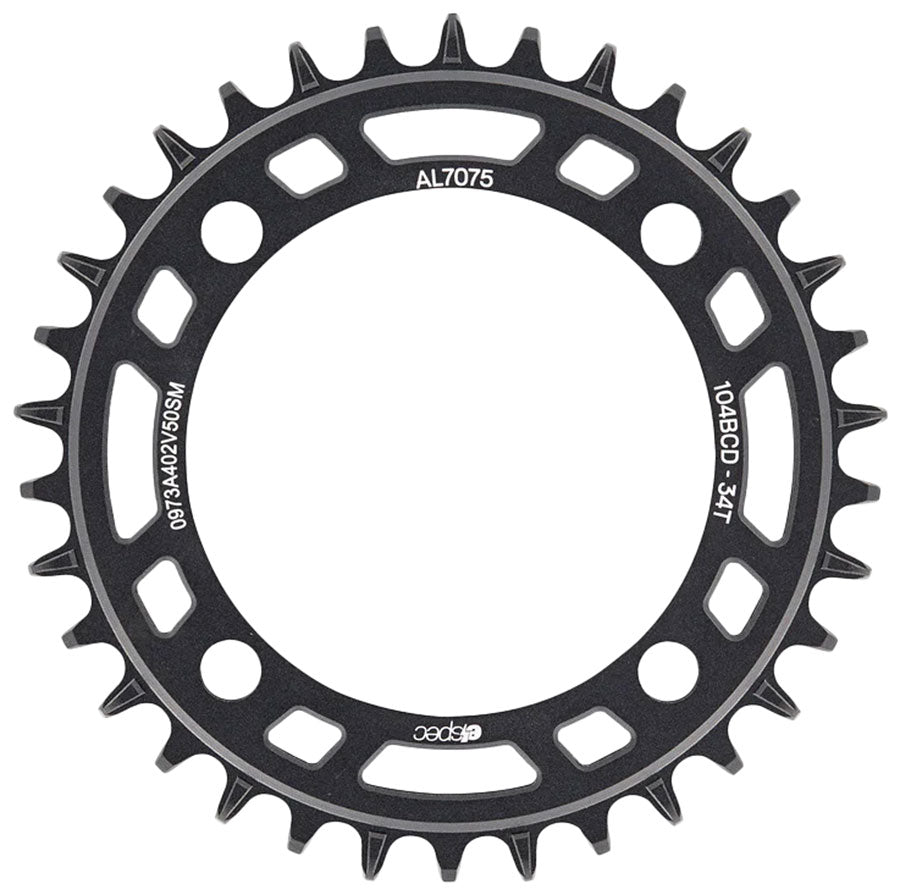 e*thirteen Helix e*spec  Chainring 104BCD AL Direct Mount 34T Black