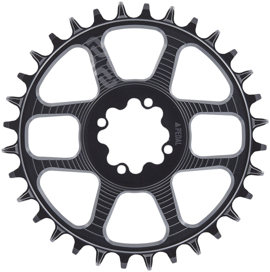 e*thirteen Helix Race 8-Bolt Chainring - 34t 11/12-Speed 3mm Offset 8-Bolt Direct Mount BLK