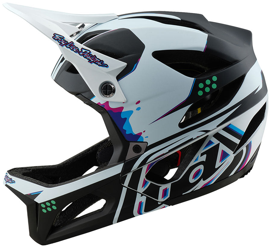 bike helmet seattle Troy Lee Designs Stage Helmet – Trooper White X-Large/2X-Large