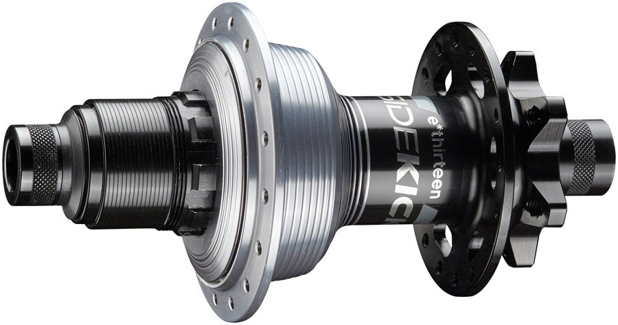 e*thirteen Sidekick Rear Hub - 12 x 148mm 6-Bolt XD BLK/Sterling Silver 32H