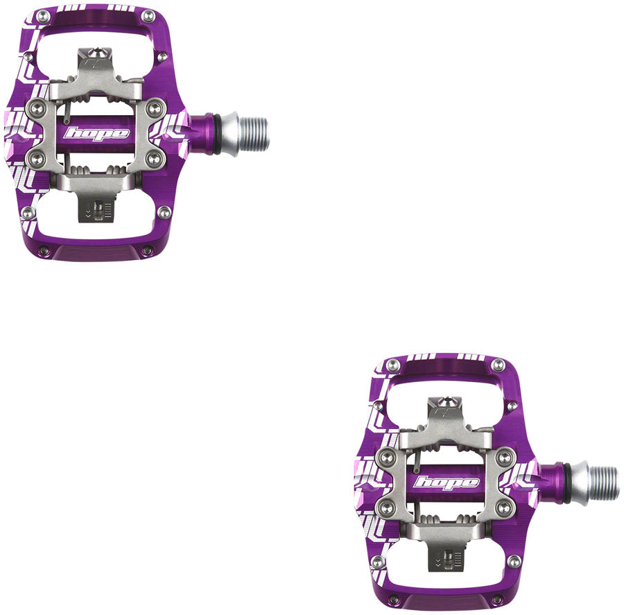 purple mtb pedals Hope TC Union Clip Pedals