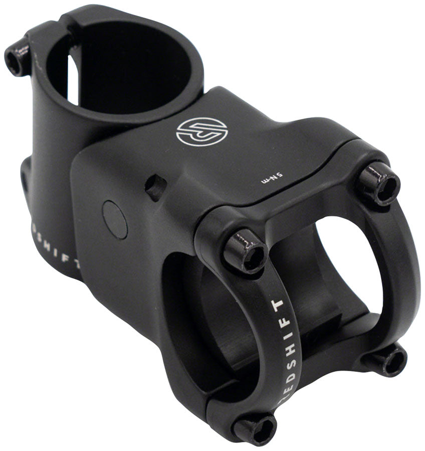 Redshift Sports ShockStop Stem - 55mm 31.8 Clamp +/-6 1 1/8" Aluminum Black