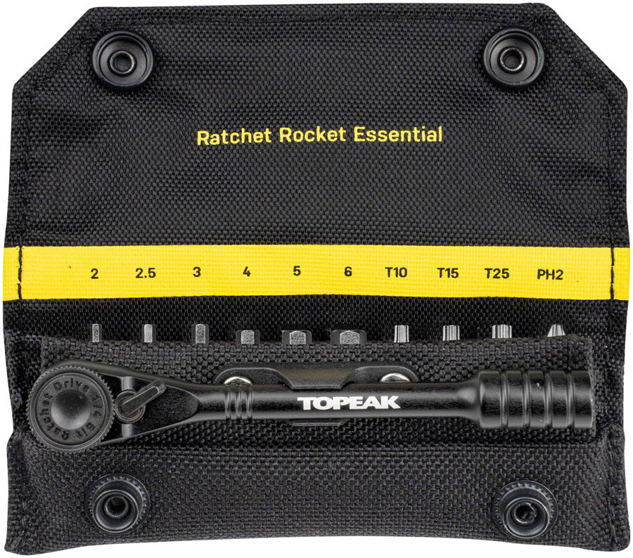 Topeak Rachet Topeak Ratchet Rocket Essential Tool Kit - with 10 Bits – Seattle ...